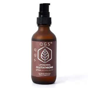 QGS Liposomal Glutathione Cherry Dietary Supplement - 3oz (30 Servings) - Optimal Bioavailability for Skin Care, Athletic Hydration, Youth Support (Health & Wellness Beauty Aid)